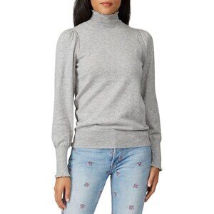 La Vie Rebecca Taylor Grey Cozy Turtleneck Sweater Women's Size Small S